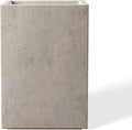 Kante 12.6" H Tall Rectangular Concrete Planters, Outdoor Indoor Lightweight by Kante