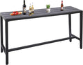 Outdoor Bar Table, Patio Console Pub Height Table by Sumshadow