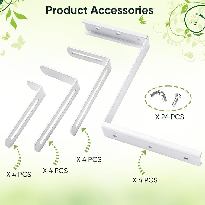Adjustable Planter Box Bracket, Flower Box Holder Brackets - Image 5