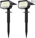 Solar Spot Lights Outdoor, Solar Lights Outdoor IP65 Waterproof, 3 Modes Solar by MinPea