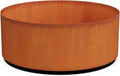 PLANTERCRAFT Corten Steel Metal Planter Box, Round Sizes, Modern Garden Steel by Plantercraft