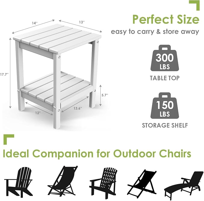 GREENVINES Outdoor Rocking Chair Set | 3-Piece | 2 Rocking Chairs - Image 4