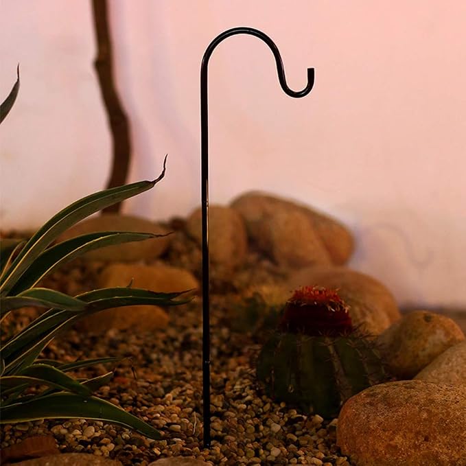 2 Pack Adjustable Shepherd Hooks, 26.77 Inch Stainless Steel Garden Stakes - Image 7