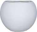 13.5 H x 17" Dia Round Fiberstone Planter by Panlaolao