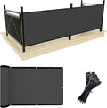 UPGRADE Privacy Screen 3' x 10' Fence Commercial Shade Cover by UPGRADE