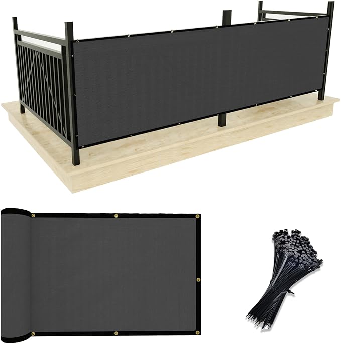 UPGRADE Privacy Screen 3' x 10' Fence Commercial Shade Cover by UPGRADE