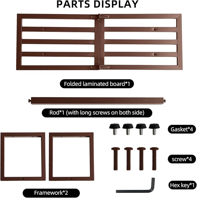 Modern Outdoor Plant Stand for Indoor Corner, Foldable Metal Plant Display - Image 8