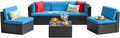 Devoko Patio Furniture Sets 6 Pieces Outdoor Sectional Rattan Sofa Manual by DEVOKO