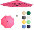 Ayge 9FT Large Outdoor Patio Umbrella Market Table Umbrella-UV Resistant by AYGE