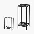 Zhongma 2 Tier 30" Tall Indoor Outdoor Plant Stand, 12 L x 12 W x 30 H inch by Zhongma