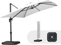 PURPLE LEAF 9'×11.5' Cantilever Patio Umbrella by PURPLELEAF