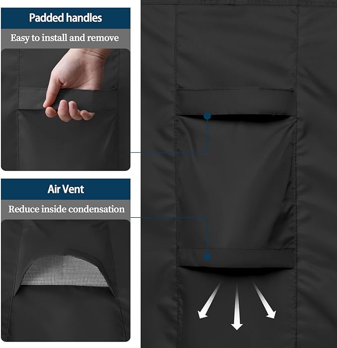 Easy-Going Square Patio Furniture Cover Waterproof Outdoor Dining Table and - Image 6