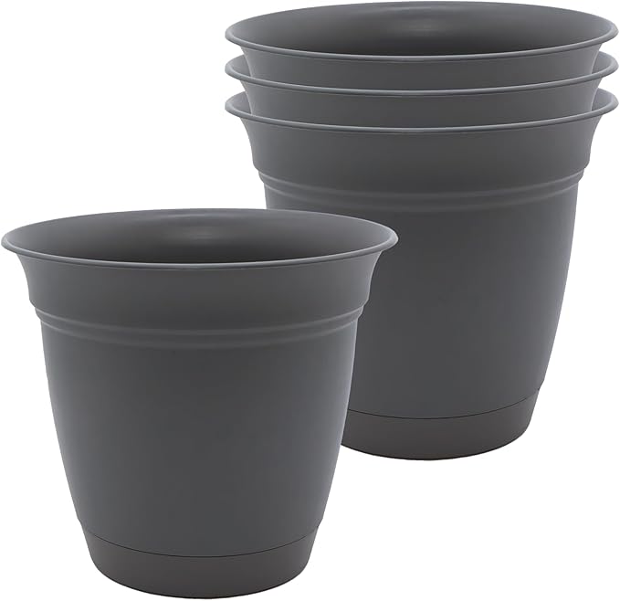 The HC Companies 8 Inch Eclipse Round Planter Pots by TheHCCompanies