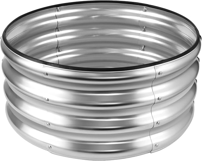 JERIA Raised Garden Bed, Galvanized Raised 2×2×1ft Planter Boxes Outdoor by JERIA