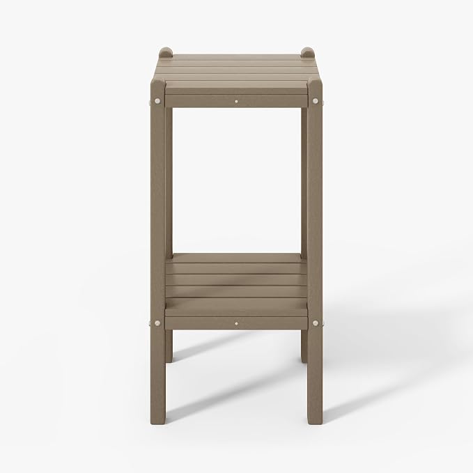 WestinTrends Malibu 36" Outdoor Adirondack HDPE 2-Tier Patio Side Table by WestinTrends