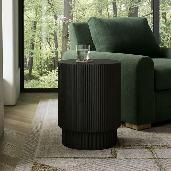 Christopher Knight Home Parson Patio Lightweight Concrete Round Coffee Table - Image 4