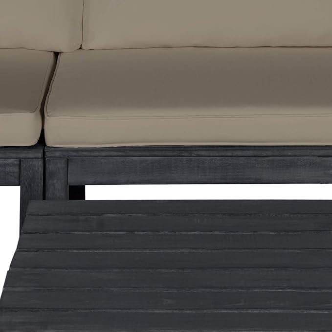 SAFAVIEH Outdoor Collection Lynwood Dark Slate Grey and Taupe Modular Outdoor - Image 6