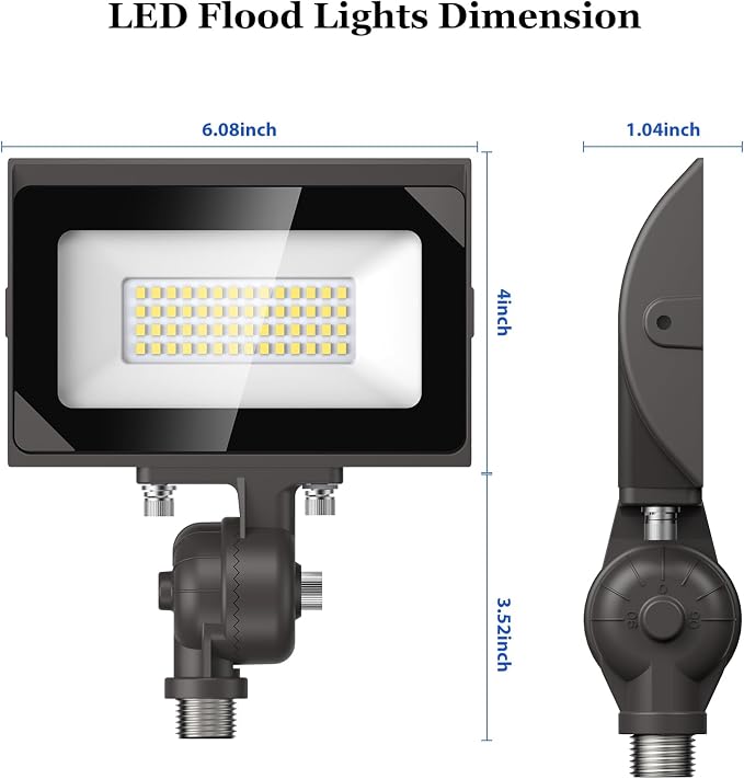 dephen 30W LED Flood Lights Outdoor - Image 3
