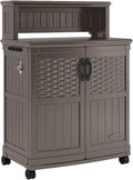 Suncast Patio Plastic Storage and Prep Station by Suncast