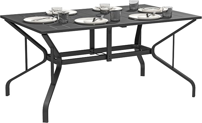 Outsunny Rectangle Outdoor Dining Table by Outsunny