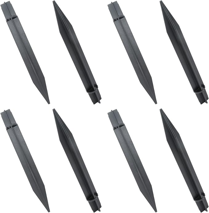 8PCS Torch Stake 8.26 Inch Pathway Light Stake Plastic Path Light Replacement - Image 3