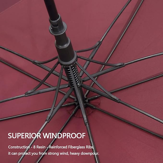 G4Free 47/54/62/68/72 Inch Automatic Open Golf Umbrella Oversize Extra Large - Image 3