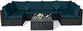 Tangkula 7 Piece Patio Furniture Set, Outdoor Wicker Sectional Sofa by TANGKULA