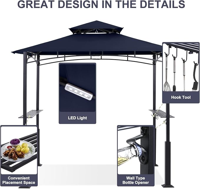 ABCCANOPY 8x5 Grill Gazebo - Image 3