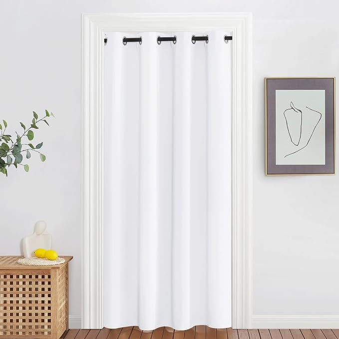 NICETOWN White Room Darkening Curtain 78 inch Length by NICETOWN