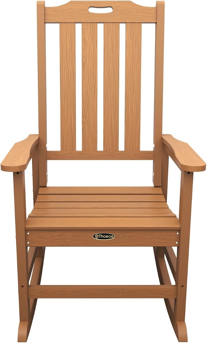 Oversized Rocking Chair Set of 4, Outdoor Rocking Chair - Image 4