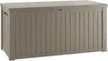 TARKARI 180 Gallon Lockable Resin Deck Box, Waterproof & UV-Resistant Outdoor by Home