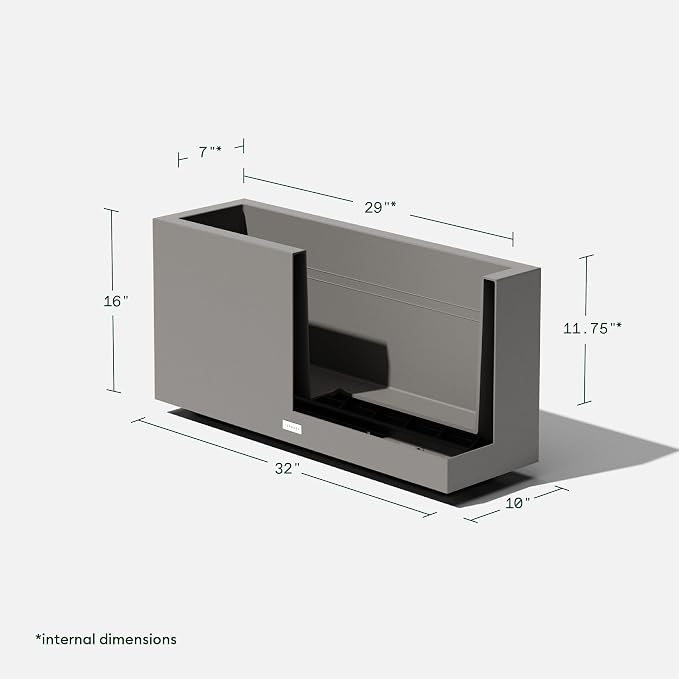 Veradek Block Series Long Box Planter - Image 3