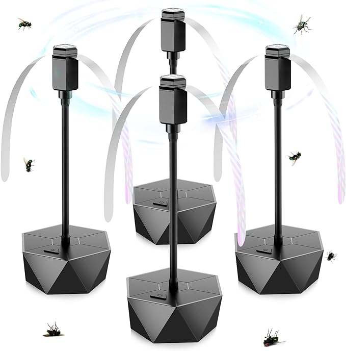 Fly Fans for Tables, Fly Repellent Fan Outdoor Indoor Keep Flies Away, Fly - Image 8