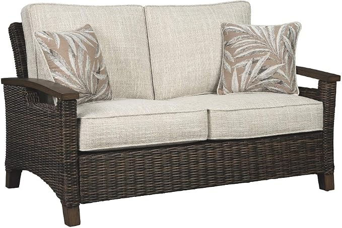 Signature Design by Ashley Paradise Trail Outdoor Loveseat by SignatureDesignbyAshley