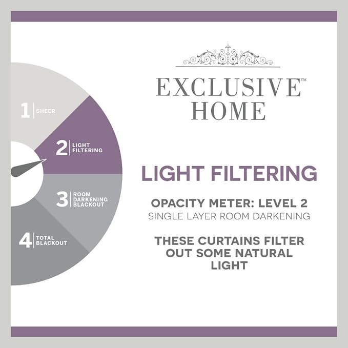 Exclusive Home Cabana Solid Indoor/Outdoor Light Filtering Hook-and-Loop Tab - Image 8