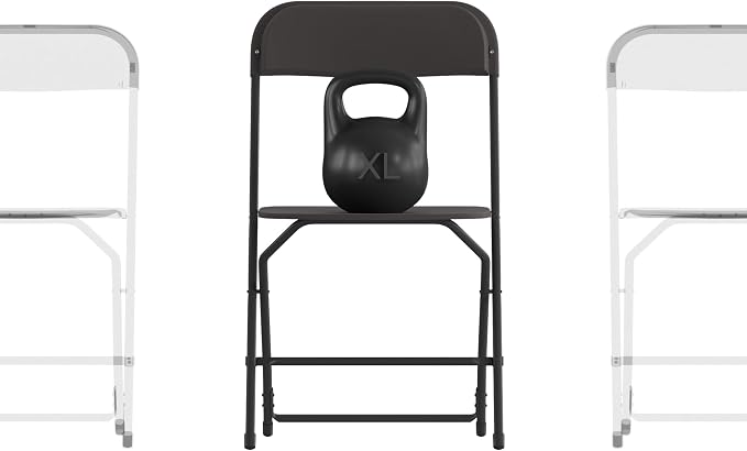 Flash Furniture Hercules Series Big & Tall Stackable Plastic Folding Chairs by FlashFurniture