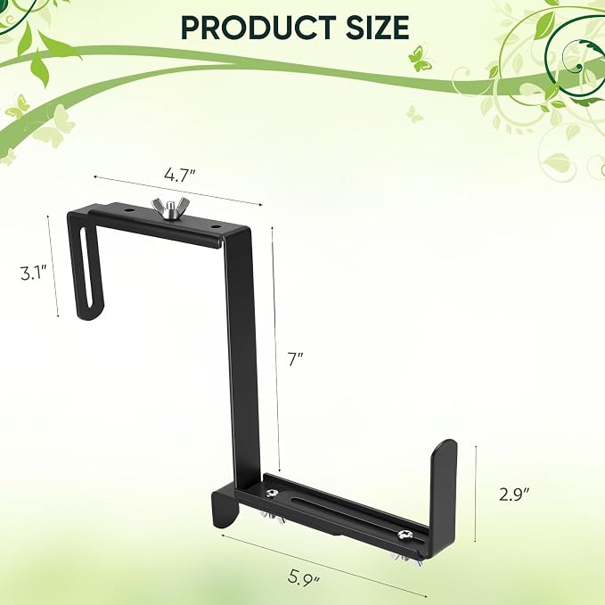 Planter Box Brackets, Adjustable Window Box Brackets - Image 2
