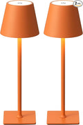 KDG 2 Pack Cordless Table Lamp, Portable LED Desk Lamp, 4000mAh Battery Operated by KDG