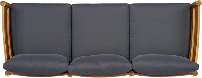 Christopher Knight Home Kavets 76.25'' W Outdoor 3 Seater Sofa - Image 7