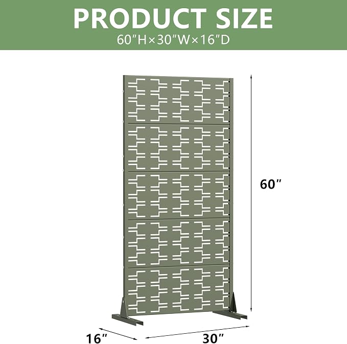 Casaphoria Metal Privacy Screen Outdoor - Image 4