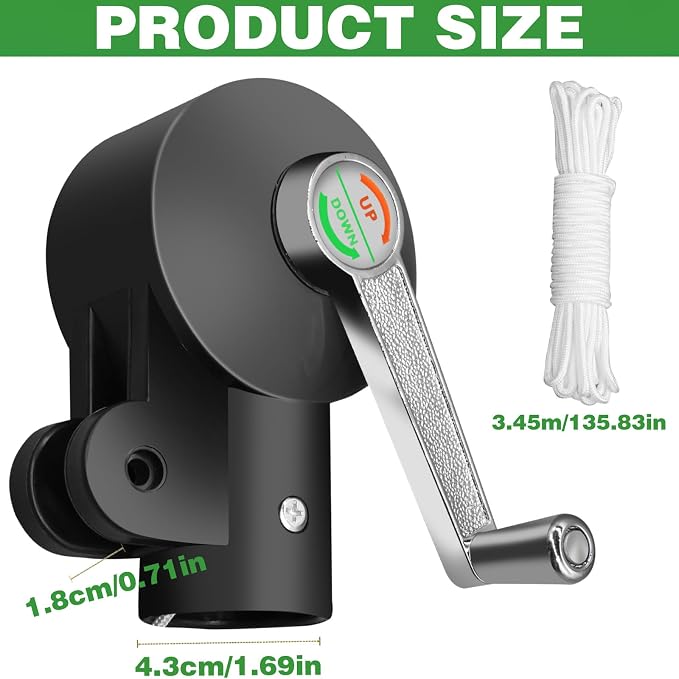 Cantilever Umbrella Parts, Adjustable Patio Umbrella Replacement Parts Umbrella - Image 2