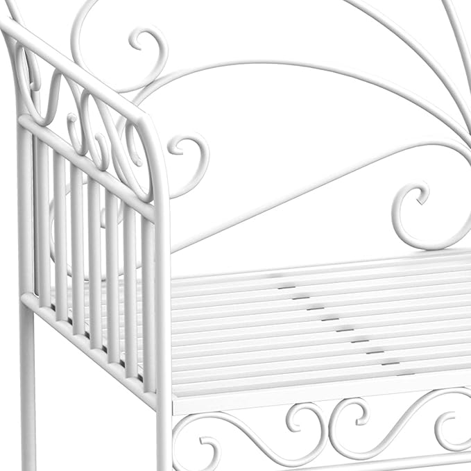 Outsunny 43" Garden Bench, Outdoor Patio Bench - Image 9