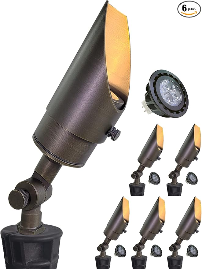 MALORY Brass Landscape Spotlight 6-Pack by MALORY