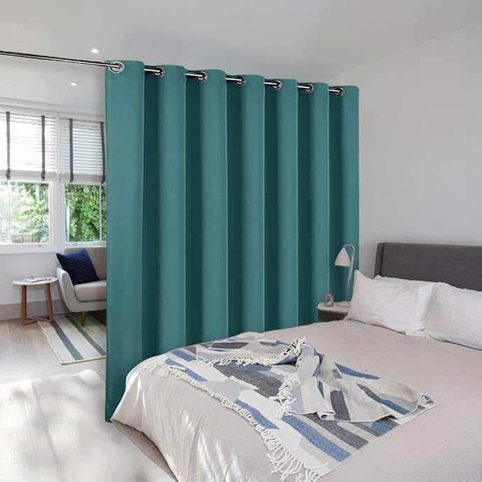 NICETOWN Room Dividers Curtains Screens Partitions, 108 inches Patio Door - Image 2