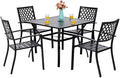 PHI VILLA 5 Pieces Patio Dining Set by PHIVILLAThepioneerofcomfortablehouseholdsupplies