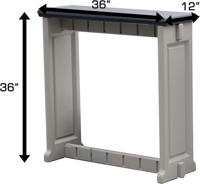 Single Bar Deep Grey Top & Warm Grey Base Ideal - Image 2