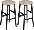 Bar Stools, 24.4 Inch Kitchen Breakfast Bar Chairs, Industrial Bar Stools by MAHANCRIS