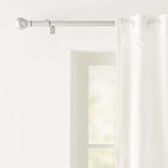 Amazon Basics Adjustable Heavy Duty Curtain Rod - Image 8
