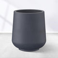 Kante 15.3" Dia Round Concrete Planter, Outdoor Indoor Large Plant Pots by Kante