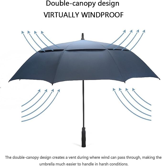 G4Free 47/54/62/68/72 Inch Automatic Open Golf Umbrella Oversize Extra Large - Image 3
